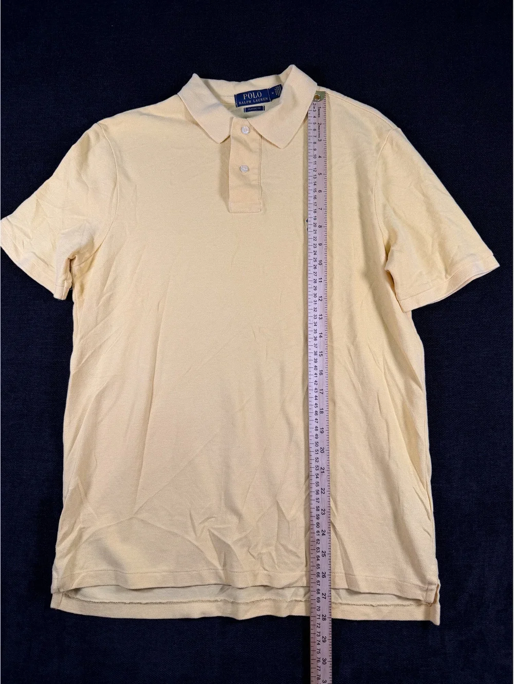 Polo Ralph Lauren Classic Fit Yellow Polo Shirt Medium